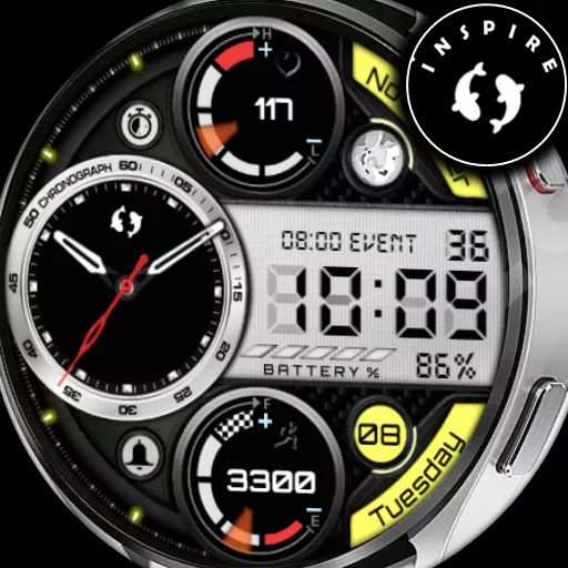 Inspire 19 - Hybrid Watch Face  Apps No Google Play